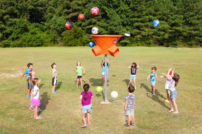 Playground Basketball Game in Chicagoland Illinois
